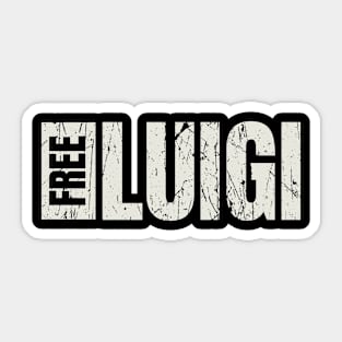 free luigi mangione Sticker